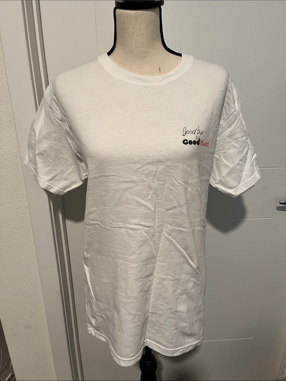 Juice Wrld Good Bye & Good Riddance White Graphic Pullover T-Shirt Music Concert